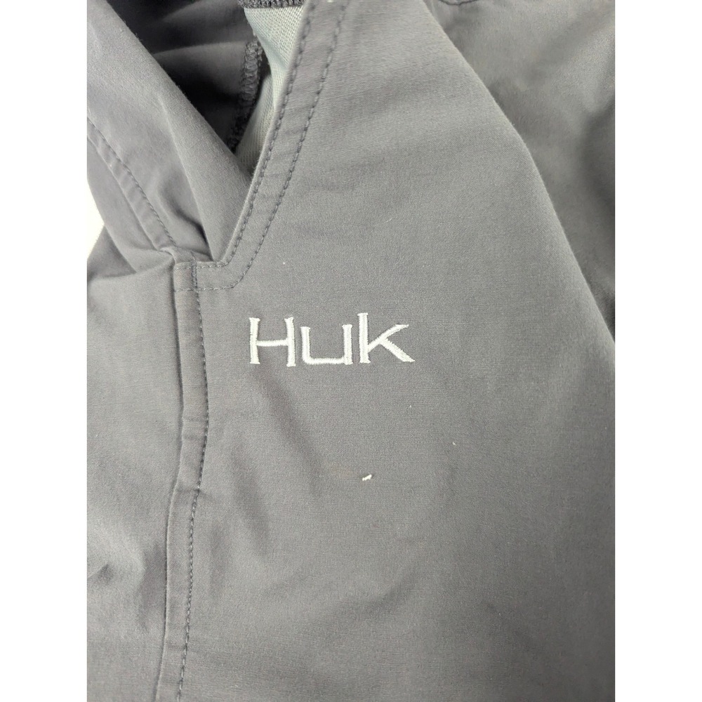 Huk Fishing Shorts Mens XXL Grey Performance Cargo Quick Dry H2000011 P000733 - Picture 5 of 13